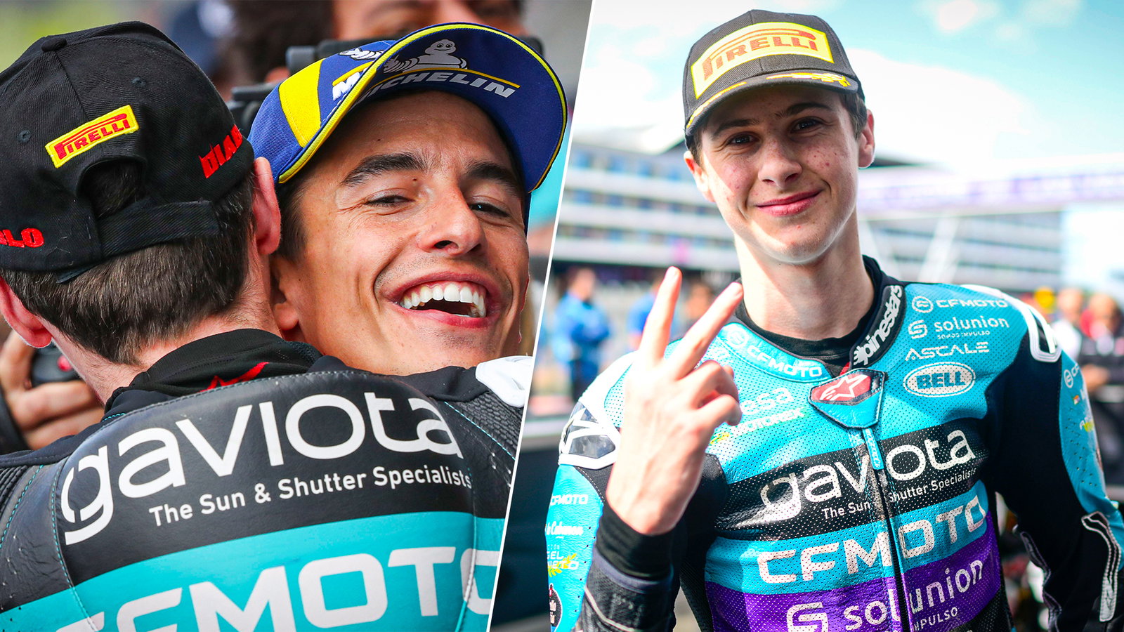 Marc Marquez and Maximo Quiles